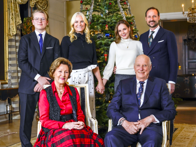 The Royal Family at Bygdø Royal Farm 2021. Photo: Lise Åserud, NTB
 